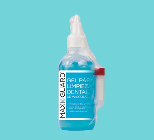 Gel de limpieza dental de mascotas MaxiGuard + Toallitas MaxiGuard
